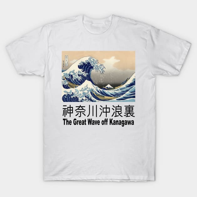 The Great Wave off Kanagawa T-Shirt by soufyane